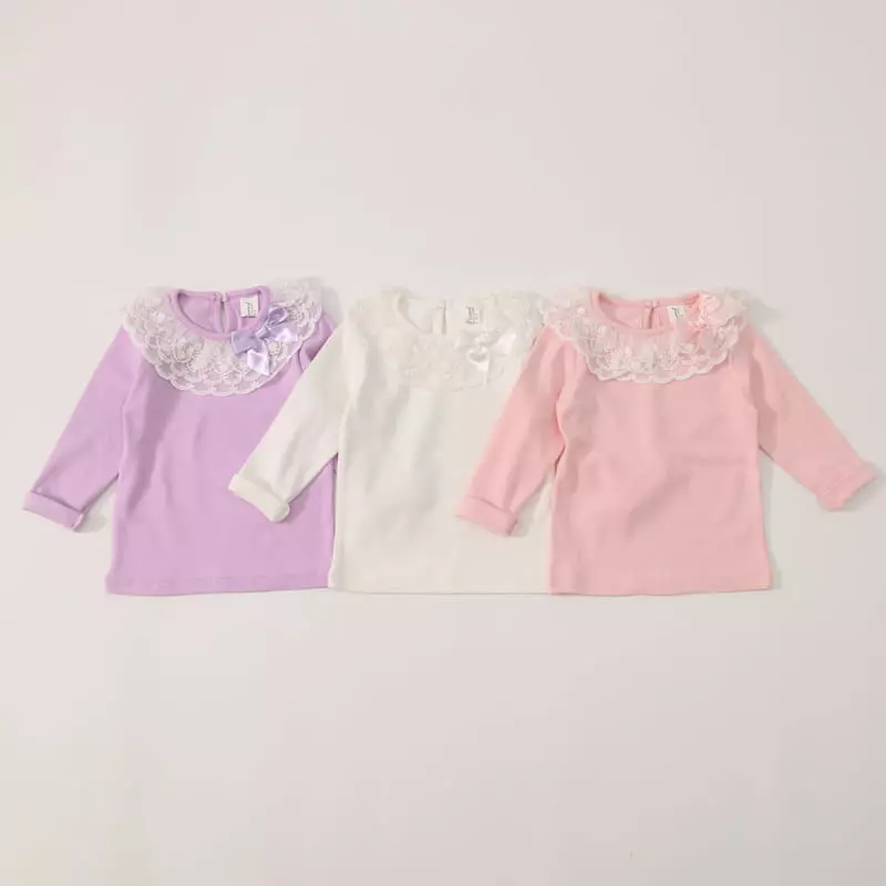 New-Pierrot - Korean Children Fashion - #discoveringself - Lace Tee - 7