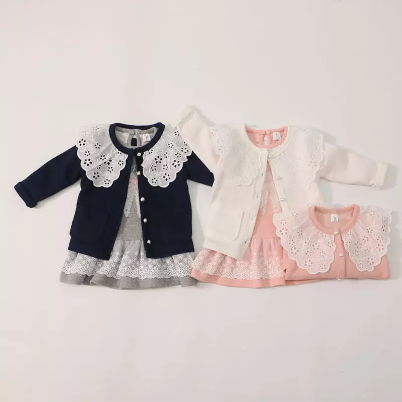 New-Pierrot - Korean Children Fashion - #kidsshorts - Ribbon One-piece