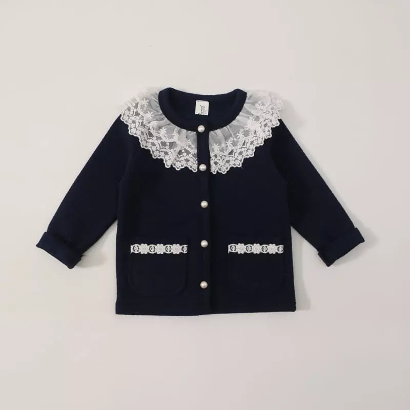 New-Pierrot - Korean Children Fashion - #kidsstore - Lace Cardigan - 9