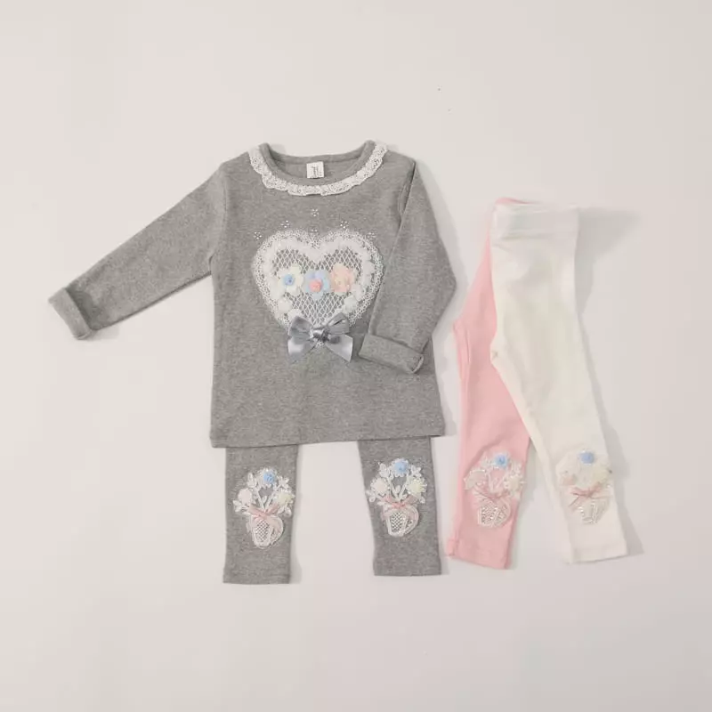 New-Pierrot - Korean Children Fashion - #kidsstore - Flower Bucket Leggings - 3