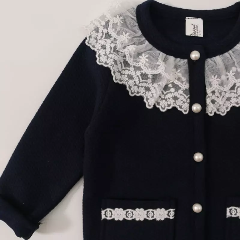 New-Pierrot - Korean Children Fashion - #kidzfashiontrend - Lace Cardigan - 10