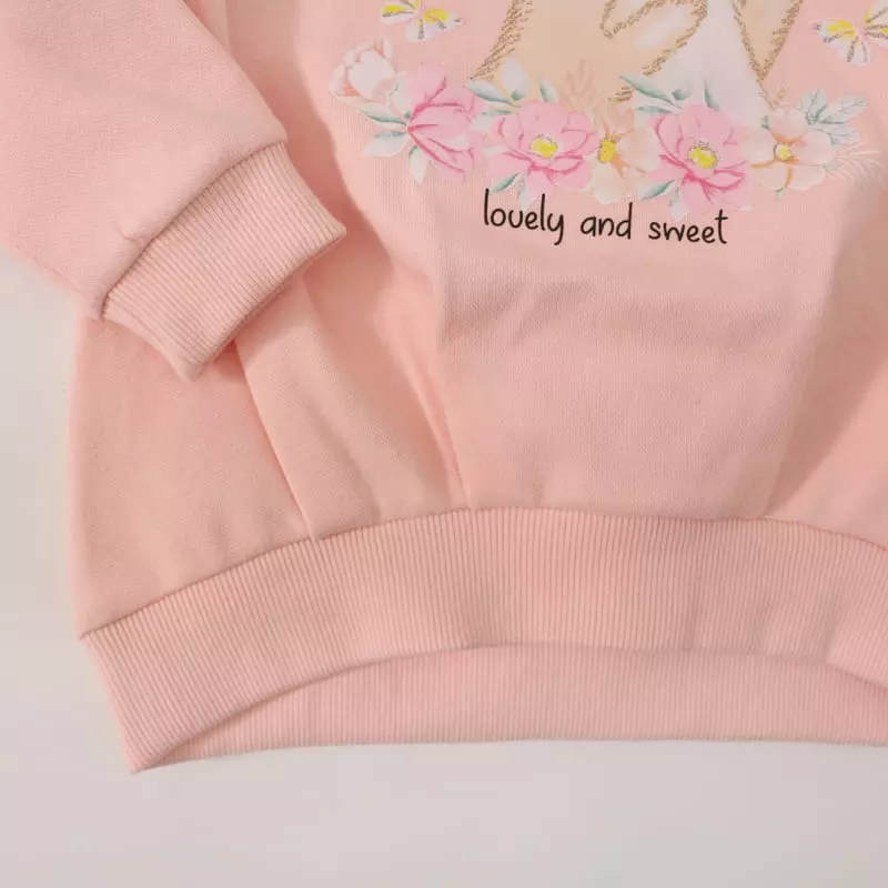 New-Pierrot - Korean Children Fashion - #kidzfashiontrend - Flower Rabbit Long Tee - 9