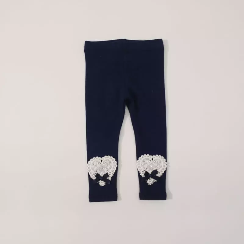 New-Pierrot - Korean Children Fashion - #littlefashionista - Heart Leggings - 10