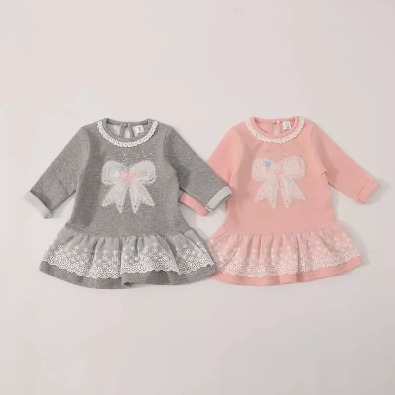 New-Pierrot - Korean Children Fashion - #littlefashionista - Ribbon One-piece - 5