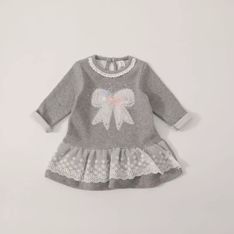 New-Pierrot - Korean Children Fashion - #magicofchildhood - Ribbon One-piece - 6