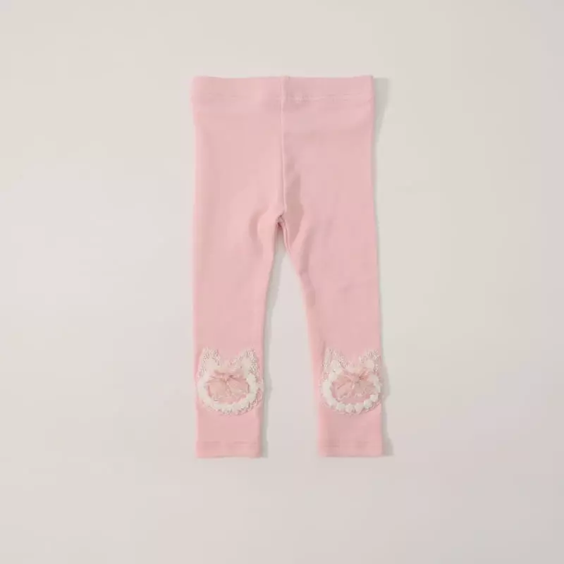 New-Pierrot - Korean Children Fashion - #minifashionista - Love Cat Leggings - 10