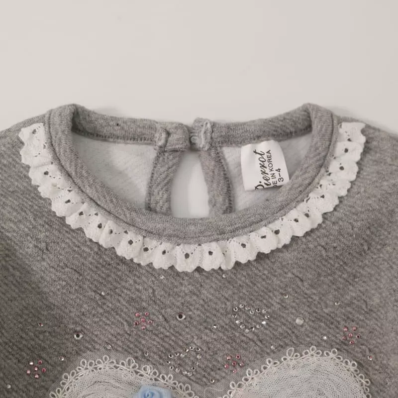New-Pierrot - Korean Children Fashion - #minifashionista - Ribbon One-piece - 7