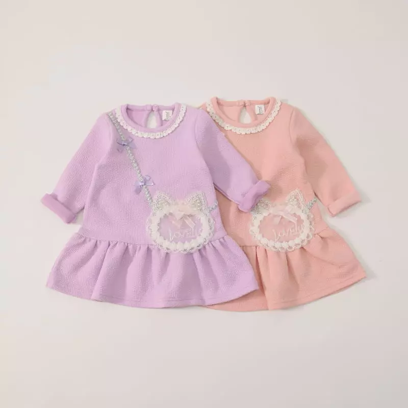 New-Pierrot - Korean Children Fashion - #minifashionista - Lover Bag One-piece - 5