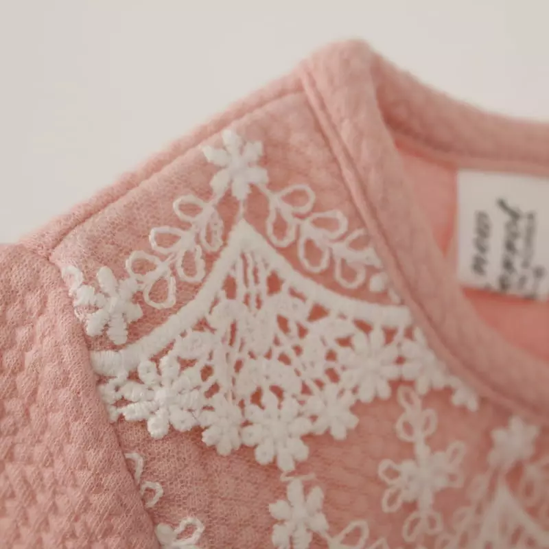 New-Pierrot - Korean Children Fashion - #stylishchildhood - Lace Flare One-piece - 10