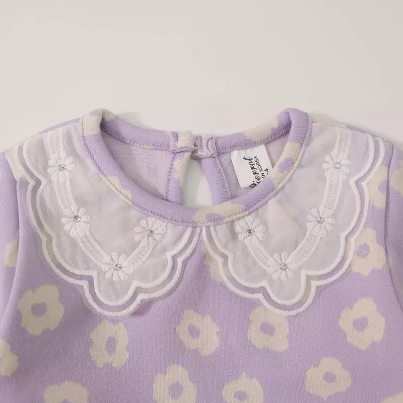 New-Pierrot - Korean Children Fashion - #toddlerclothing - Daisy Flower One-piece - 7