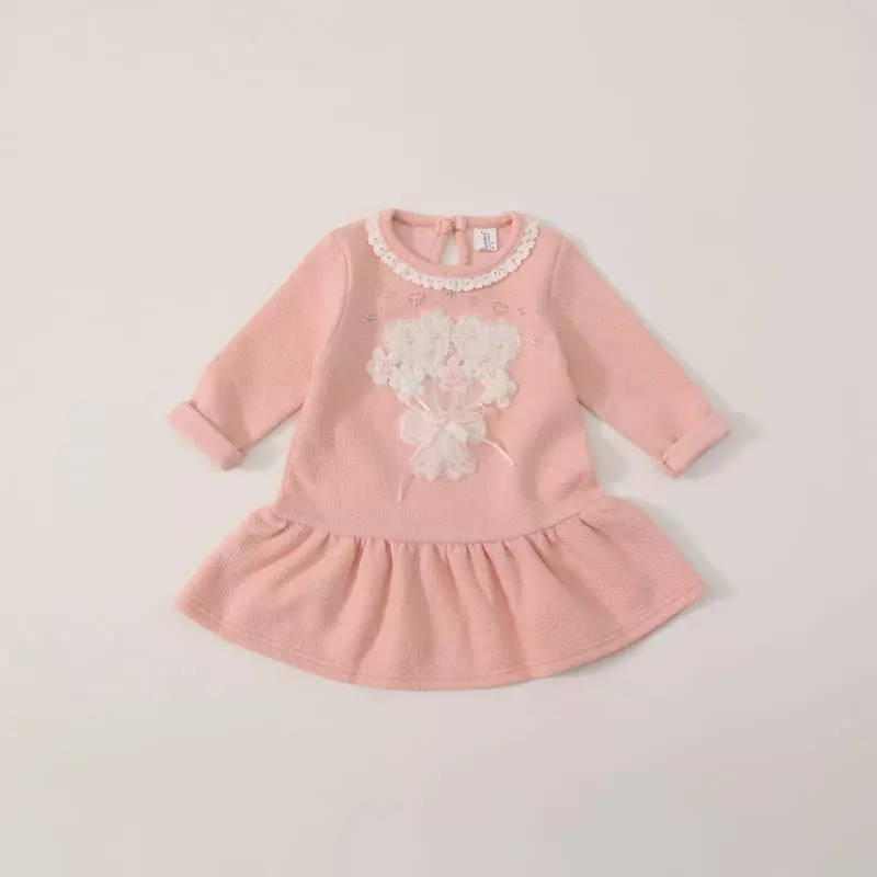 New-Pierrot - Korean Children Fashion - #toddlerclothing - Flower One-piece - 6