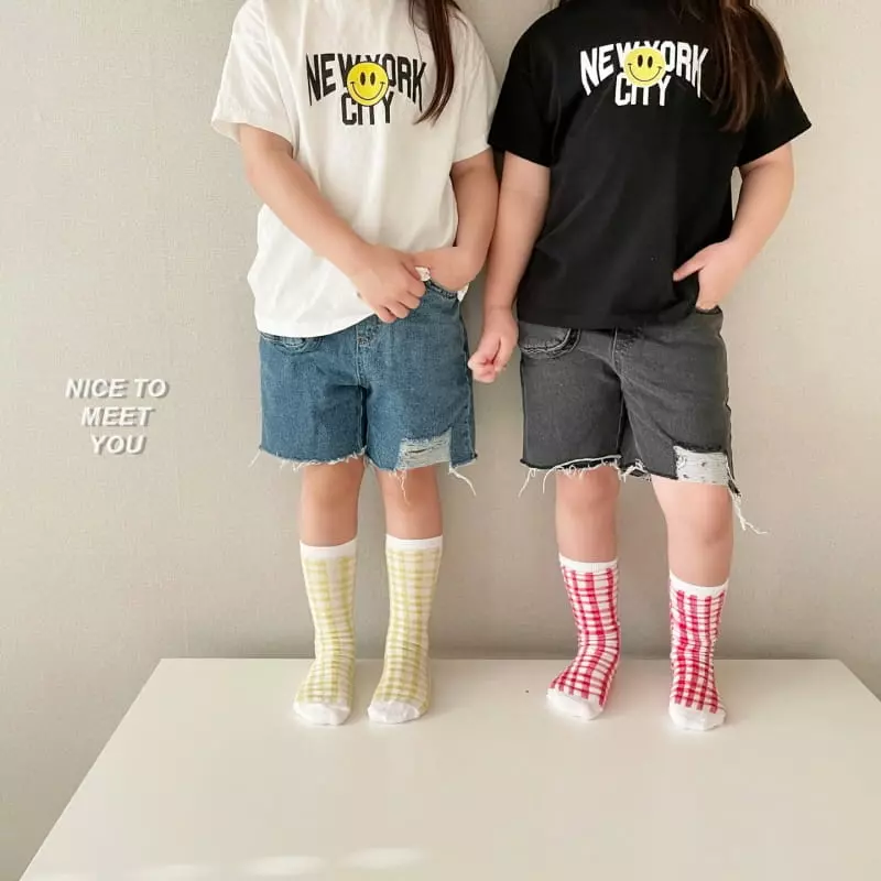 Nice To Meet You - Korean Children Fashion - #kidzfashiontrend - Smile City Tee - 4