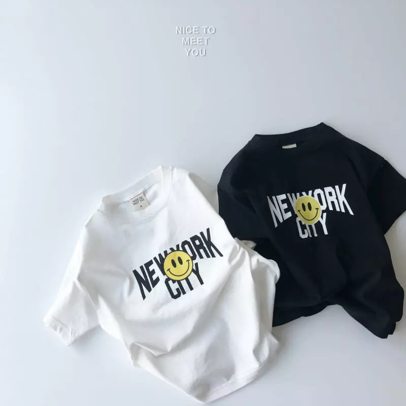 Nice To Meet You - Korean Children Fashion - #childofig - Smile City Tee - 10