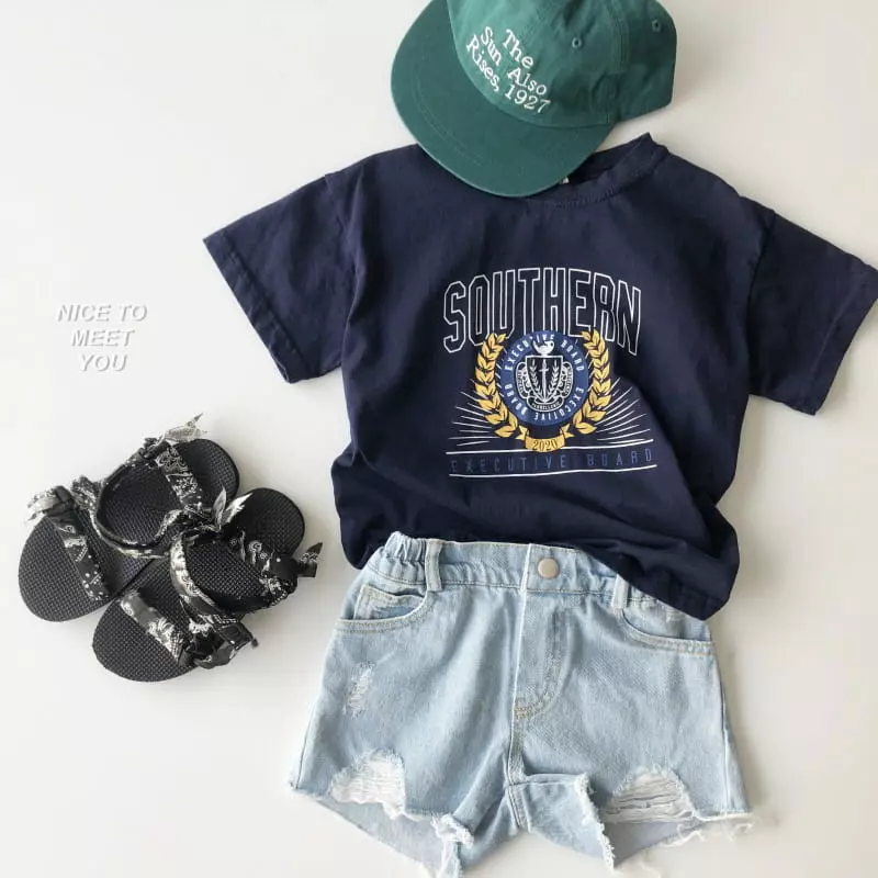 Nice To Meet You - Korean Children Fashion - #childofig - Suden Tee - 7