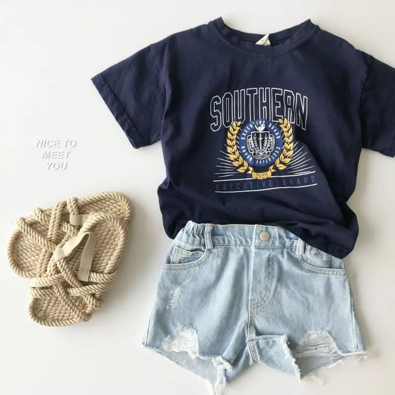 Nice To Meet You - Korean Children Fashion - #childofig - Suden Tee - 8