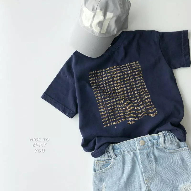 Nice To Meet You - Korean Children Fashion - #childofig - Wave Tee - 6