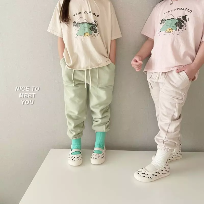 Nice To Meet You - Korean Children Fashion - #childofig - Camp Tee - 6