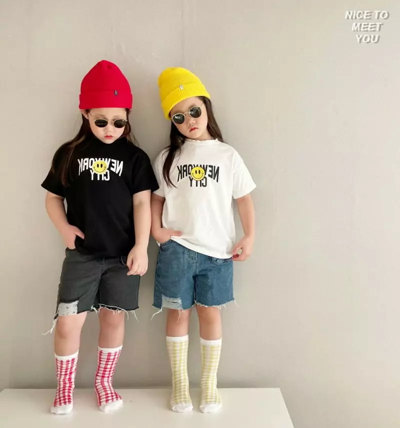 Nice To Meet You - Korean Children Fashion - #childofig - Lucy Denim Shorts - 3