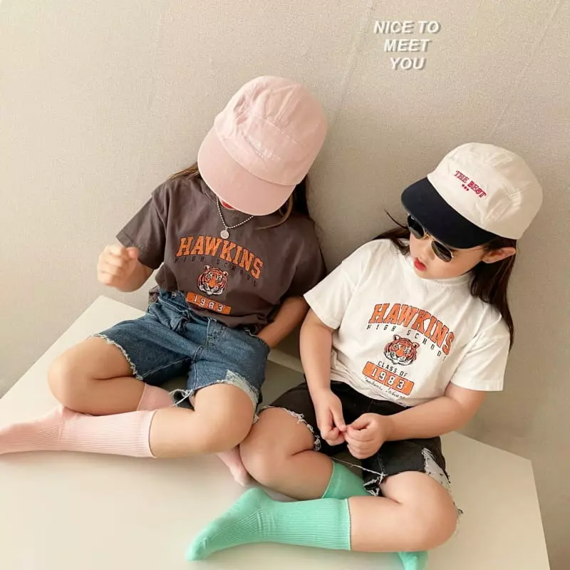 Nice To Meet You - Korean Children Fashion - #childrensboutique - Tiger Tee