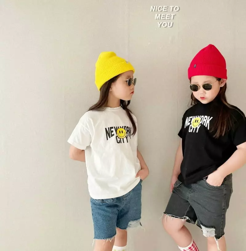 Nice To Meet You - Korean Children Fashion - #designkidswear - Lucy Denim Shorts - 5