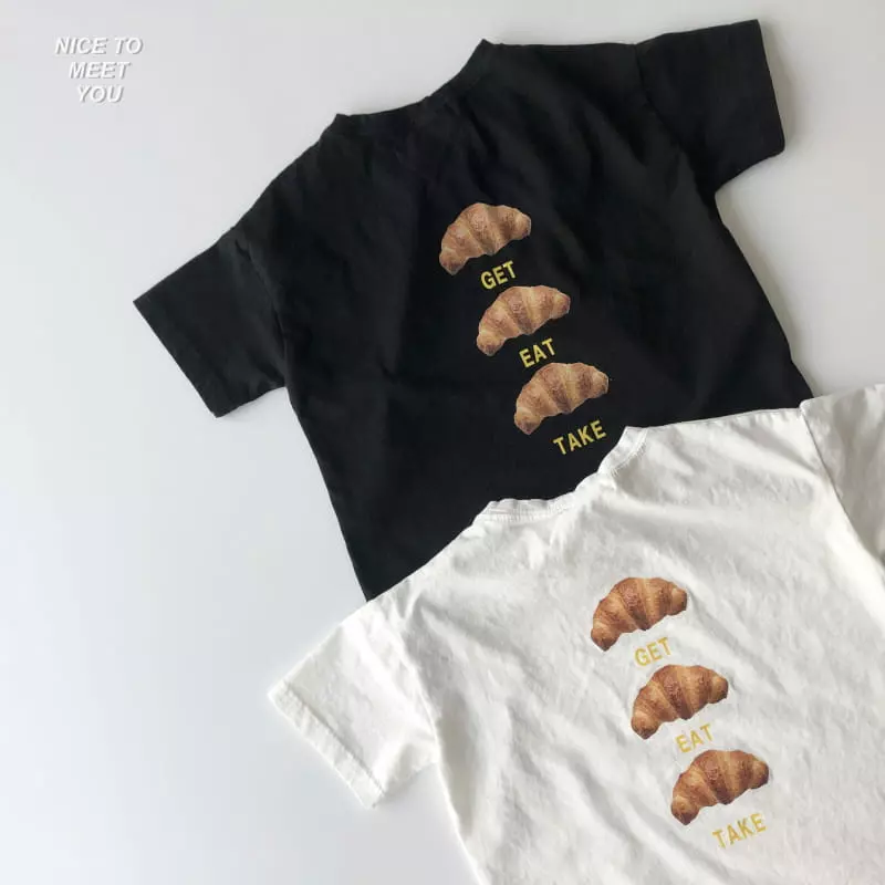 Nice To Meet You - Korean Children Fashion - #fashionkids - Croissant Tee - 6
