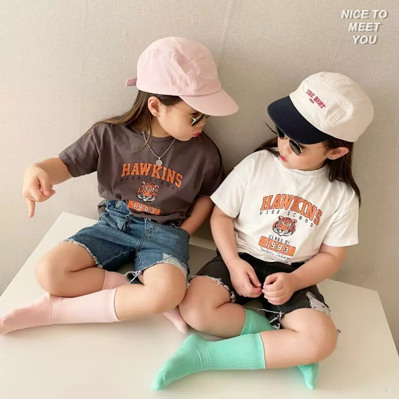 Nice To Meet You - Korean Children Fashion - #discoveringself - Tiger Tee - 4