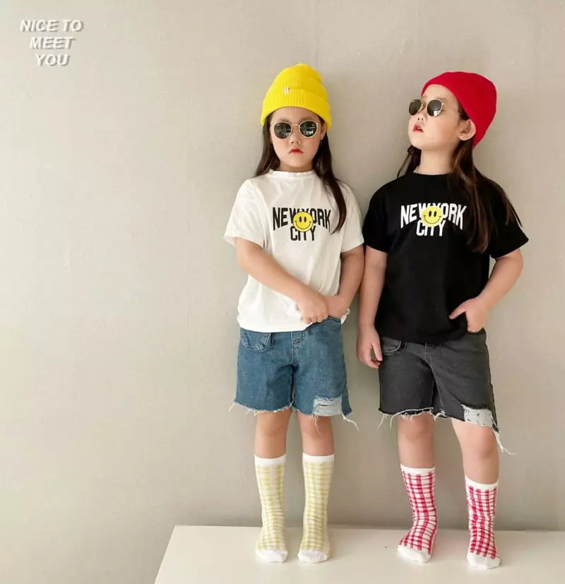 Nice To Meet You - Korean Children Fashion - #kidsstore - Smile City Tee - 2