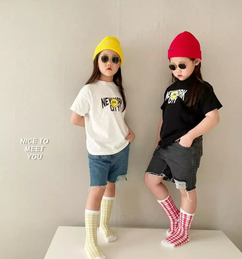 Nice To Meet You - Korean Children Fashion - #kidsstore - Lucy Denim Shorts - 9