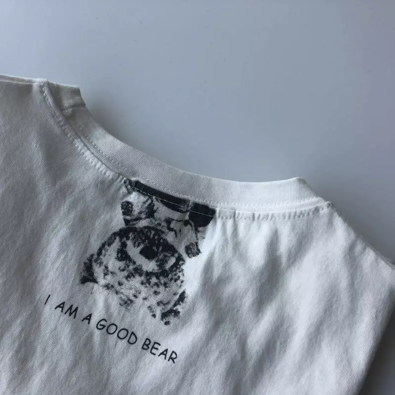 Nice To Meet You - Korean Children Fashion - #kidzfashiontrend - Bban Bear Tee - 11