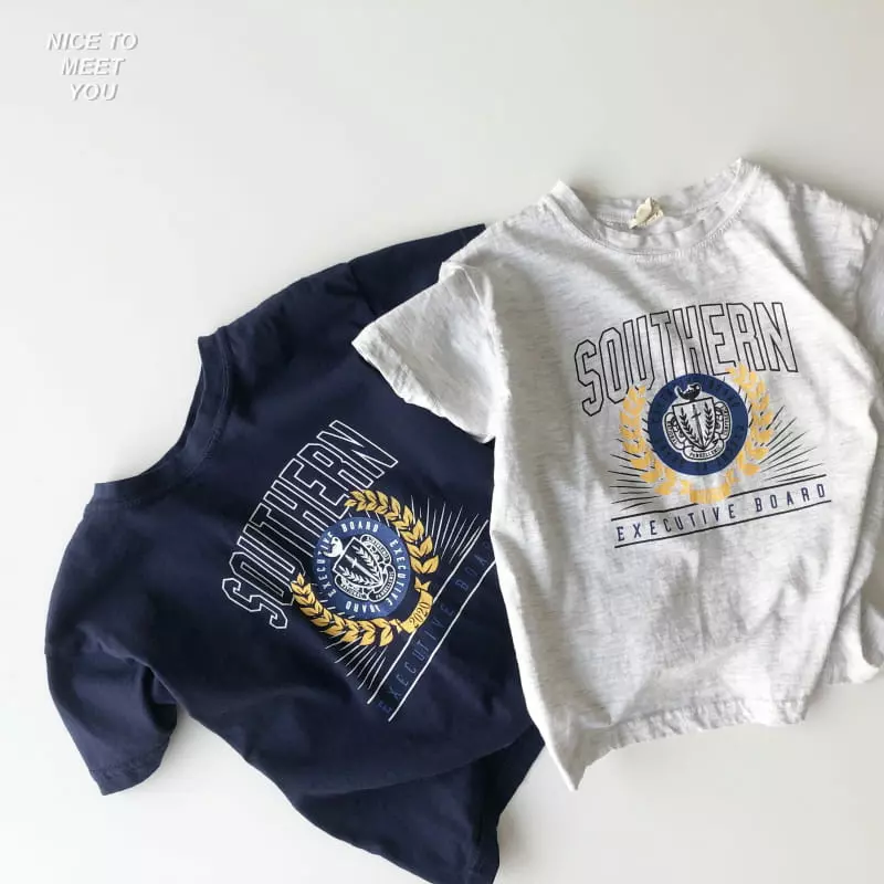 Nice To Meet You - Korean Children Fashion - #kidzfashiontrend - Suden Tee