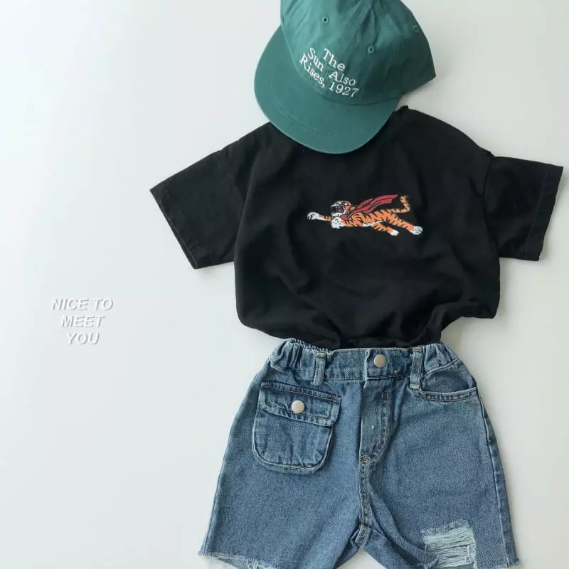 Nice To Meet You - Korean Children Fashion - #littlefashionista - Fly Tiger Tee - 7
