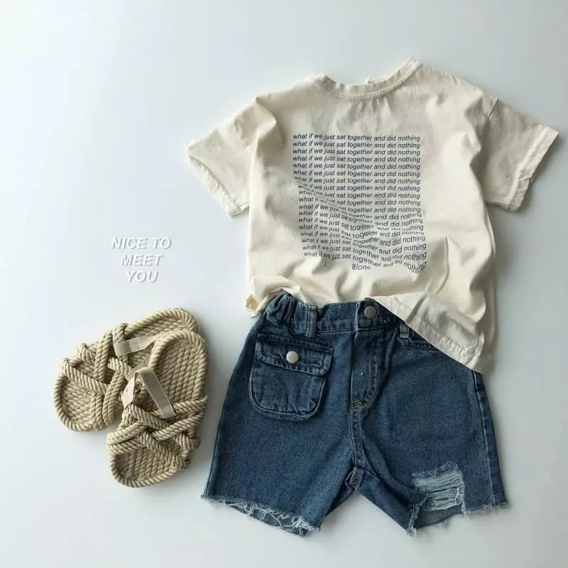 Nice To Meet You - Korean Children Fashion - #littlefashionista - Wave Tee - 2