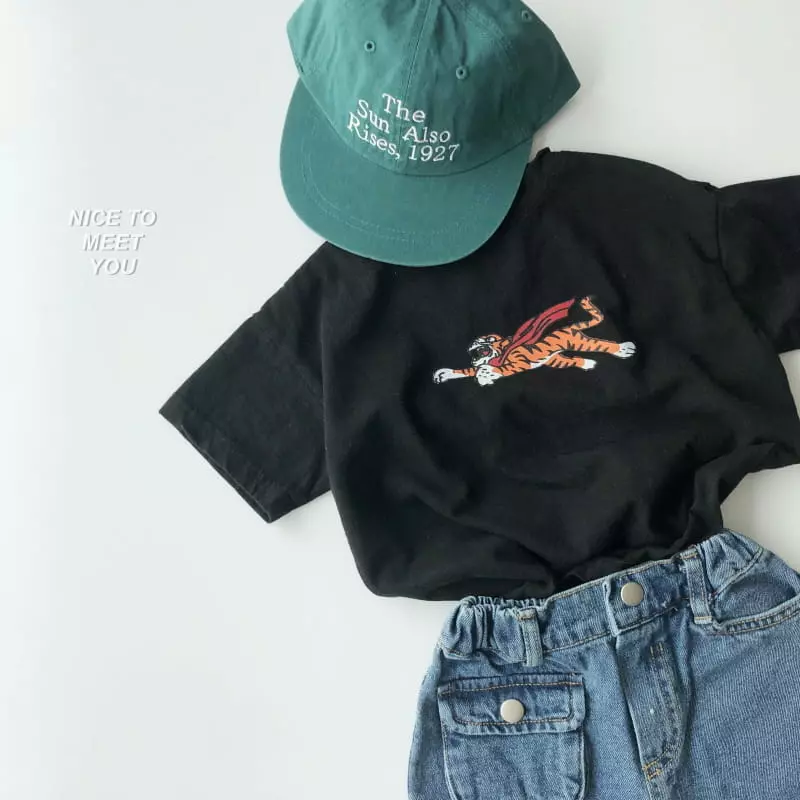Nice To Meet You - Korean Children Fashion - #magicofchildhood - Fly Tiger Tee - 8