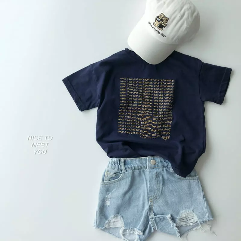 Nice To Meet You - Korean Children Fashion - #magicofchildhood - Wave Tee - 4
