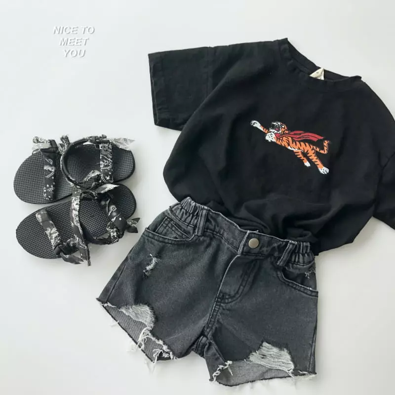 Nice To Meet You - Korean Children Fashion - #prettylittlegirls - Fly Tiger Tee - 10