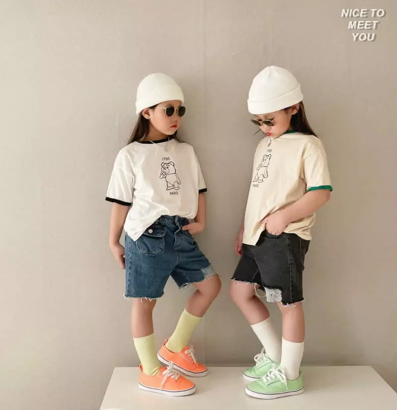 Nice To Meet You - Korean Children Fashion - #toddlerclothing - My Chou Tee