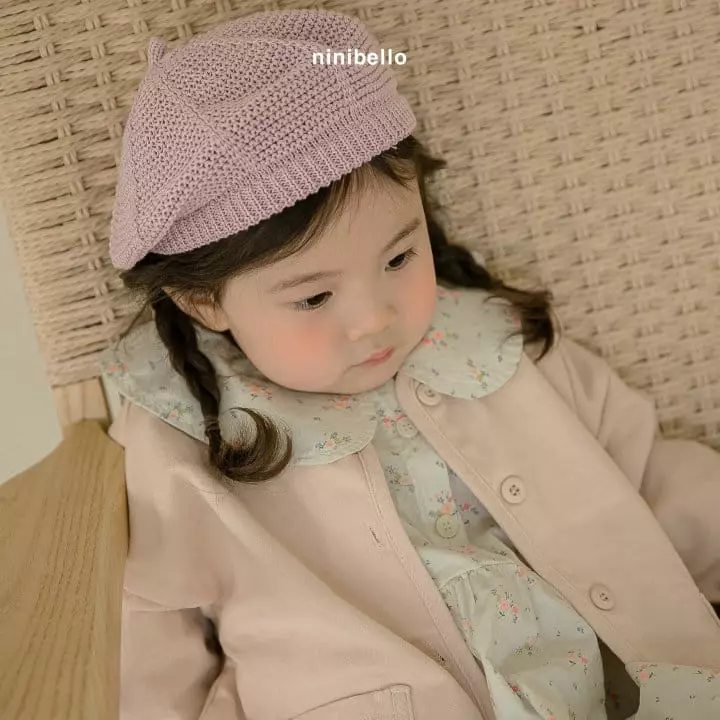Ninibello - Korean Children Fashion - #designkidswear - Quilting Beret Hat - 4