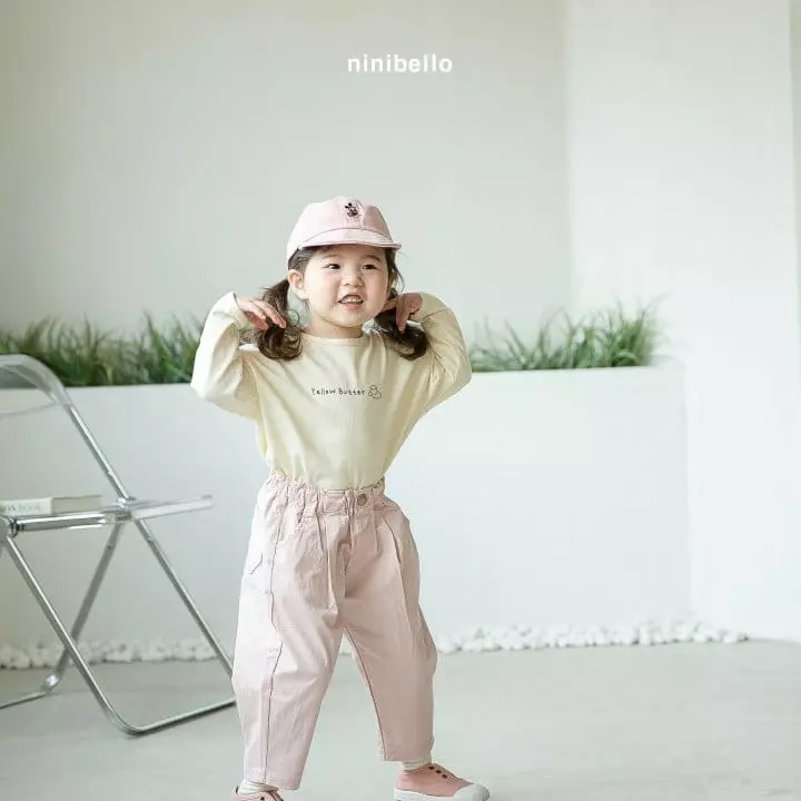 Ninibello - Korean Children Fashion - #todddlerfashion - Butter Piping Tee - 3