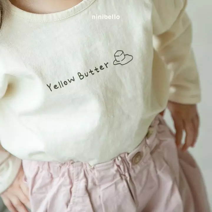 Ninibello - Korean Children Fashion - #todddlerfashion - Butter Piping Tee - 4