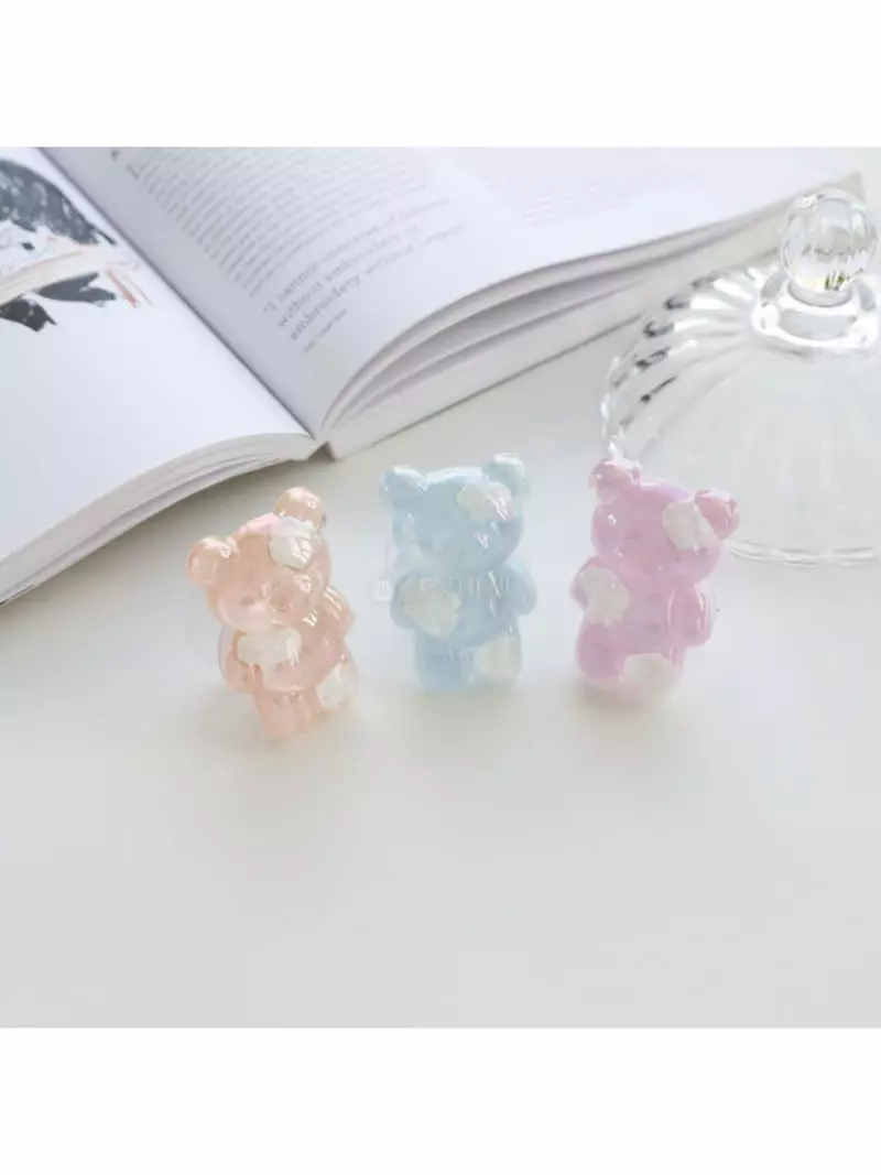 Noii - Korean Women Fashion - #pursuepretty - Z1042 Cloud Bear Grip Tok - 5