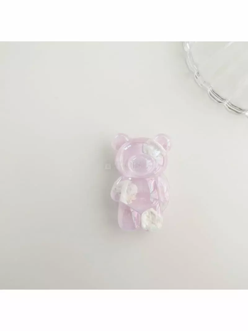 Noii - Korean Women Fashion - #vintageinspired - Z1042 Cloud Bear Grip Tok - 3