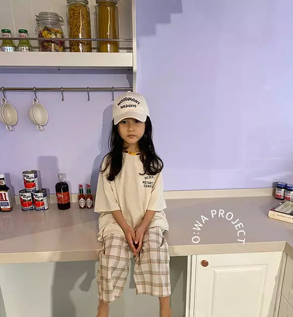 O Wa - Korean Children Fashion - #Kfashion4kids - Check Pants - 3