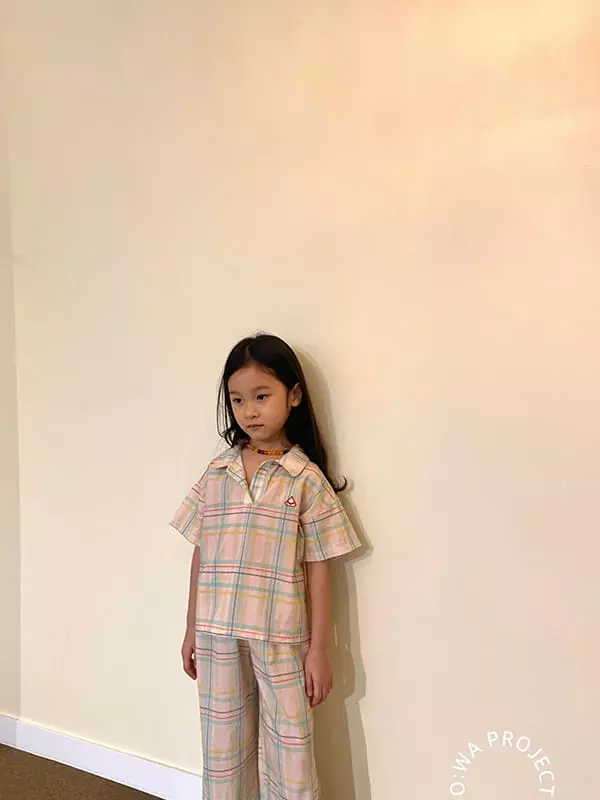 O Wa - Korean Children Fashion - #childofig - Check Shirt - 7