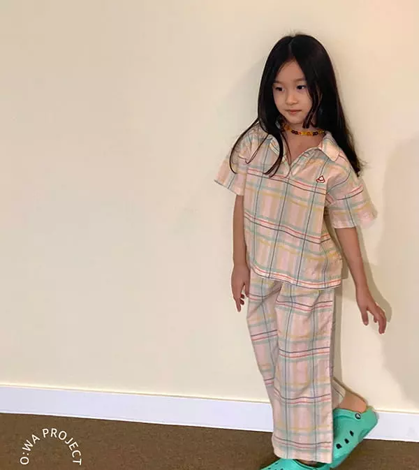O Wa - Korean Children Fashion - #childrensboutique - Check Shirt - 9