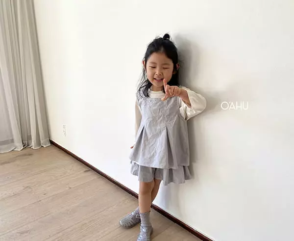 O'ahu - Korean Children Fashion - #childofig - Flat Pleats Vest - 12