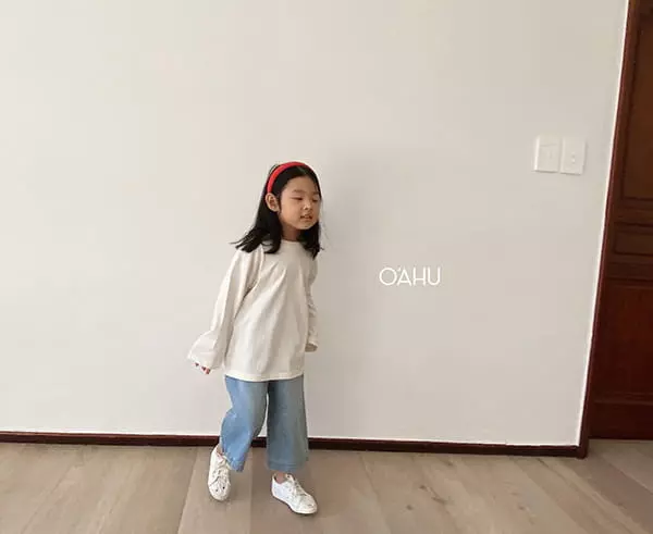 O'ahu - Korean Children Fashion - #childrensboutique - Milk Tee