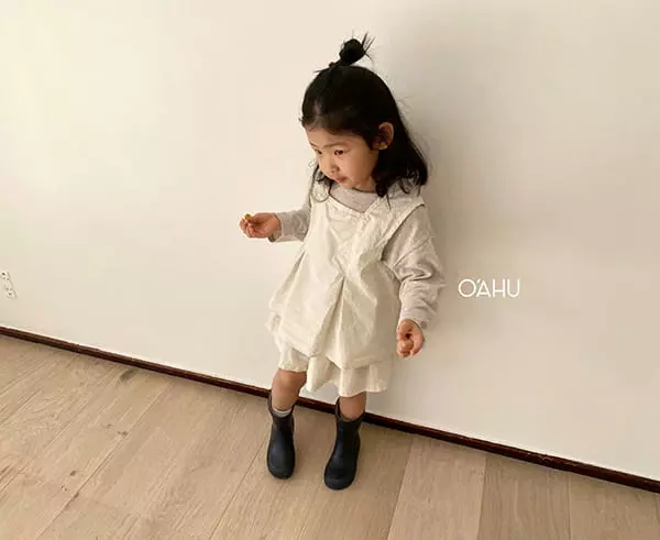 O'ahu - Korean Children Fashion - #kidsshorts - Low Tee with Mom