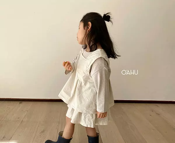 O'ahu - Korean Children Fashion - #kidzfashiontrend - Flat Pleats Vest - 6