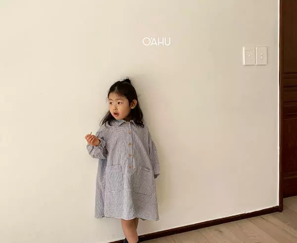 O'ahu - Korean Children Fashion - #toddlerclothing - Square Check One-piece - 3