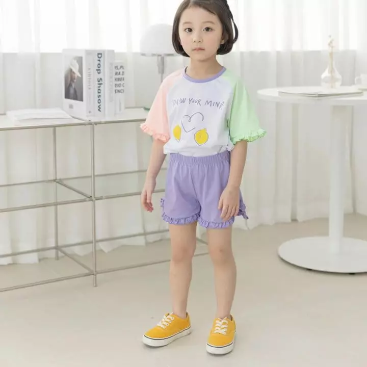 Orange Mom - Korean Children Fashion - #designkidswear - Frill Shorts